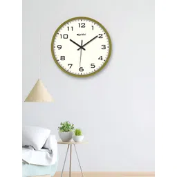 OLIVE TREE Green & White Contemporary Wall Clock-picture-10
