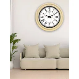 OLIVE TREE Multicoloured & White Round Modern Wall Clock-picture-37