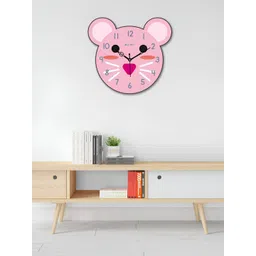 OLIVE TREE Pink Contemporary Wall Clock-picture-42