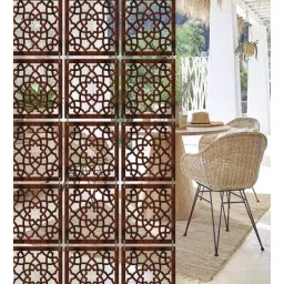 olive tree Walnut Engineered Wood Hanging Wood Divider-picture-22