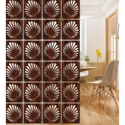 olive tree Walnut Engineered Wood Hanging Wood Divider-picture-15