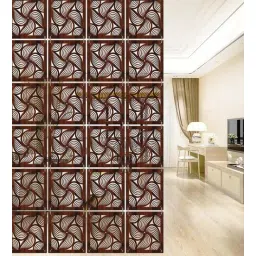 olive tree Walnut Engineered Wood Hanging Wood Divider-picture-14