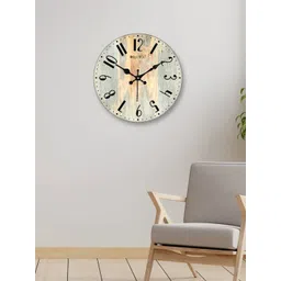 OLIVE TREE White & Black Printed Contemporary Wall Clock-picture-21