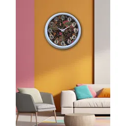 OLIVE TREE White & Black Printed Contemporary Wall Clock-picture-19