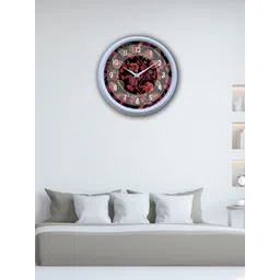 OLIVE TREE White & Black Printed Contemporary Wall Clock-picture-25