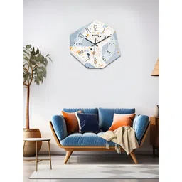 OLIVE TREE White & Black Printed Geometric Wall Clock-picture-23