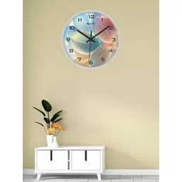 OLIVE TREE White & Blue Printed Contemporary Wall Clock-picture-22