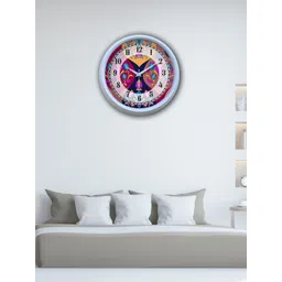 OLIVE TREE White & Multi-Color Printed Contemporary Wall Clock-picture-13