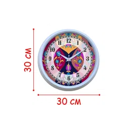 OLIVE TREE White & Multi-Color Printed Contemporary Wall Clock image 4