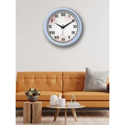 OLIVE TREE White & White Printed Contemporary Wall Clock-picture-11
