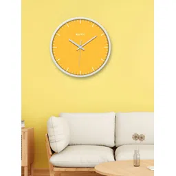 OLIVE TREE White & Yellow Contemporary Wall Clock-picture-17