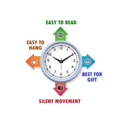 OLIVE TREE White Contemporary Wall Clock image 2