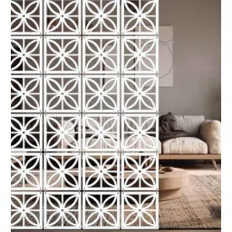 olive tree White Engineered Wood Hanging Room Dividers-picture-20