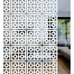 olive tree White Engineered Wood Hanging Room Dividers-picture-44