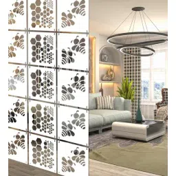 olive tree White Engineered Wood Wall Hanging Room Divider Panel-picture-14