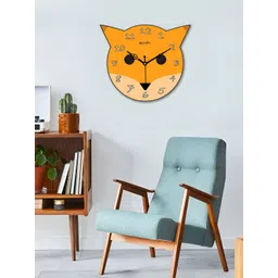 OLIVE TREE Yellow Contemporary Wall Clock image 1