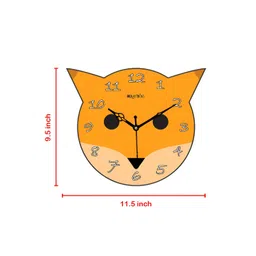 OLIVE TREE Yellow Contemporary Wall Clock image 3