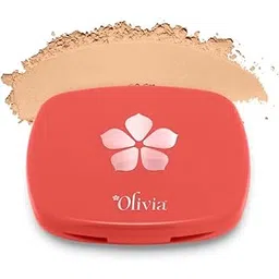 Olivia Weightless Matte Finish Compact Powder for Women | Full Coverage Face Makeup | Non-Oily Matte Look | Pore Minimizing & Evens Out Complexion | For All Skin Types | 10g | 03 Peach Pie-picture-18