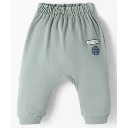 Ollypop Interlock Full Length Diaper Leggings With Patch Detailing - Grey-picture-20