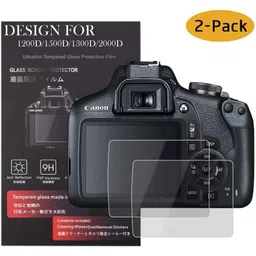 Olonga Tempered Glass Guard for CANON 1500D, 2000D, 1300D, 1200D CANON MODELS-picture-38