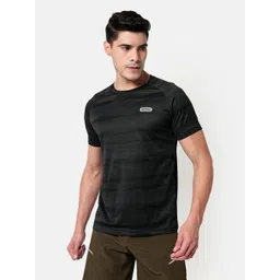 OLWEN Men Abstract Printed Raglan Sleeves Anti Odour T-shirt-picture-18