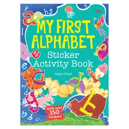 om books international Activity book: My First Alphabets Sticker Activity Book - Sticker Book With 350 Stickers, English-picture-19