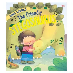 om books international Dino World The Friendly Stegosaurus Picture Book - English-picture-28