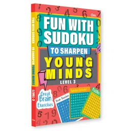 om books international Fun With Sudoku - To Sharpen Young Minds - Level -3- Brain Booster - Great Brain Exercises - Brain Booster Puzzles for all ages-picture-18