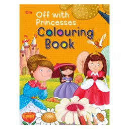 om books international Off with Princesses Fairy Tales Colouring Book - English-picture-25