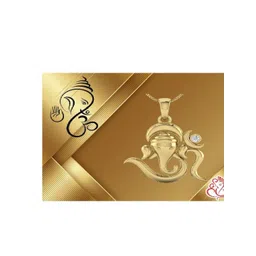 Om Craft Villa Gold-Plated Quirky Pendants-picture-16