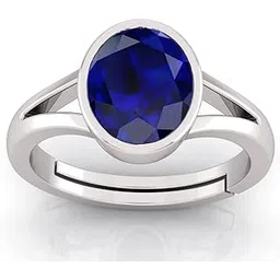 om gayatri corp 7.25 Ratti Neelam Stone Original Certified Neelam Stone Blue Sapphire Ring Adjustable Woman Man Ring With Lab Certificate-picture-28