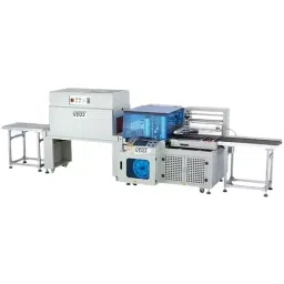 OM Automatic L type sealer + Thermal shrinking packaging machine With Glass Window QL5545 + BS4520-picture-19