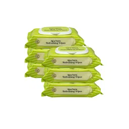 Omeo Set Of 6 Aloe Vera Refreshing Wipes - 25 Wipes Each-picture-27