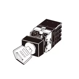 Omron Key-type selector switch 100 MΩ min (at 500 VDC) Black, A165K-J2ML-2S-picture-17