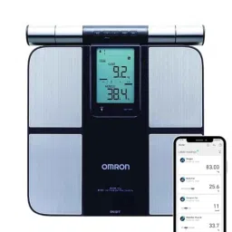 Omron New Karada Scan Silver Digital Body Composition Monitor, HBF 702T-picture-29