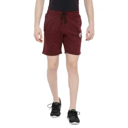 Omtex Red Regular Fit Solid Shorts-picture-48