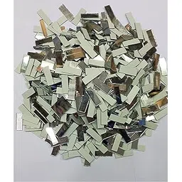 OMX Rectangle Mosaic Pieces for Embroidery & Craft Making (23 x 8.5mm, 200pcs)-picture-11