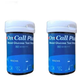 On Call Plus Code Strips 100 Glucometer Strips - 100 Glucometer Strips-picture-17