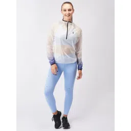 On Light Blue Polyamide Mid Rise Sports Tights-picture-26