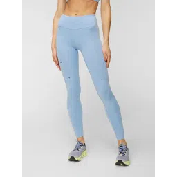 On Light Blue Polyamide Mid Rise Sports Tights-picture-13