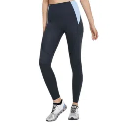 On Navy Polyamide Mid Rise Sports Tights-picture-24