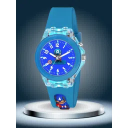 ON TIME OCTUS Boys Printed Dial & Straps Analogue Watch KD-025 BLUE CAPTAIN-picture-36