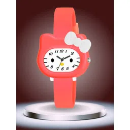 ON TIME OCTUS Girls Printed Dial & Straps Analogue Watch KD-005 RED-picture-49