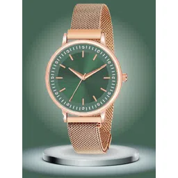 ON TIME OCTUS Women Dial & Stainless Steel Bracelet Style Straps Analogue Watch MAG OP-110-GREEN-picture-23