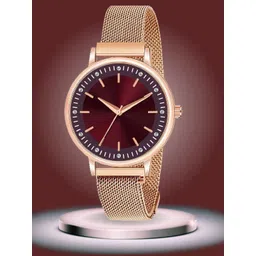 ON TIME OCTUS Women Stainless Steel Bracelet Style Straps Analogue Watch MAG OP-108-MAROON-picture-36