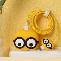 Oncraves Charger Case for iphone 18W - 20W / 3D cartoon Minion Cable Protector-picture-16