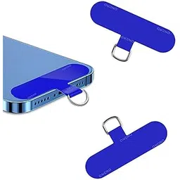 ONCRO® Black White Transparent Pack of 2 Phone Tether Tab pad Universal Lanyard Patch Without Adhesive Anti-Lost Attachment Hanging Metal Ring for Smartphone Mobile Wrist Strap-picture-22