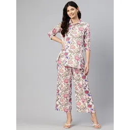 One Femme Floral Printed Co-Ords-picture-11