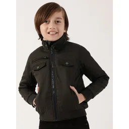 One Friday Boys Lightweight Padded Jacket with Patchwork-picture-51