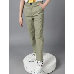 One Friday Boys Pure Cotton Regular Fit Mid-Rise With Pockets Chinos-picture-18